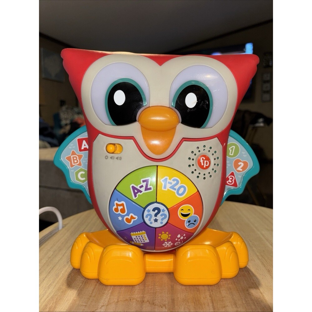 Fisher Price Linkimals Light Up and Learn Owl Interactive Musical Learning Toy